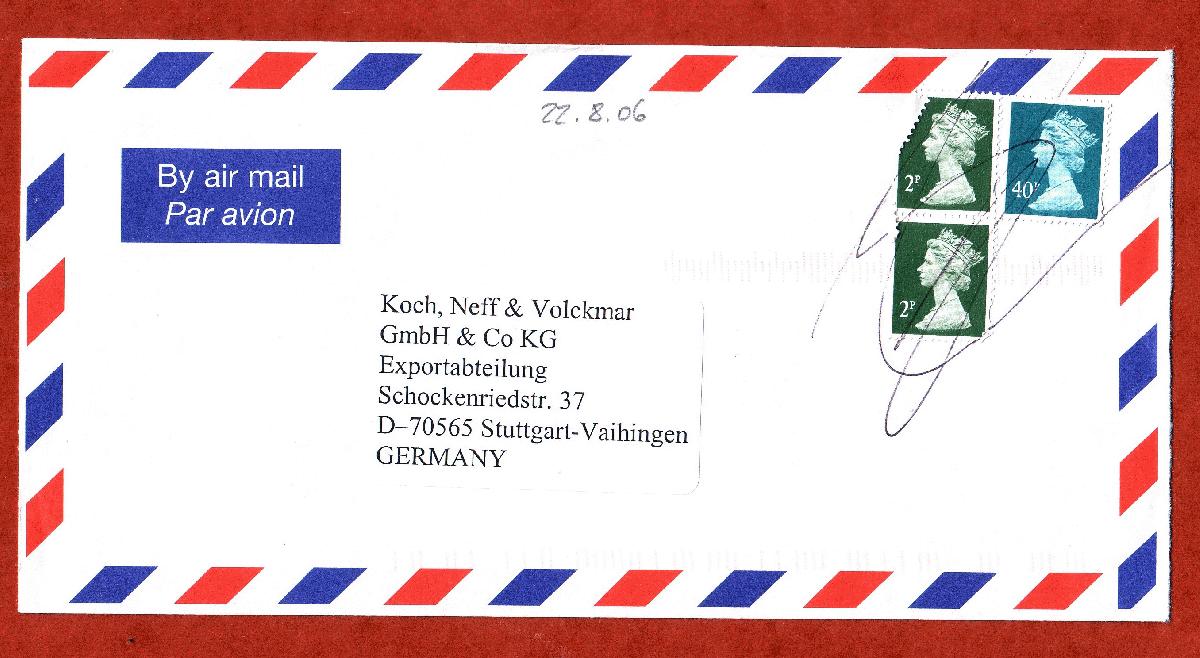 Brief Von Italien Nach Deutschland